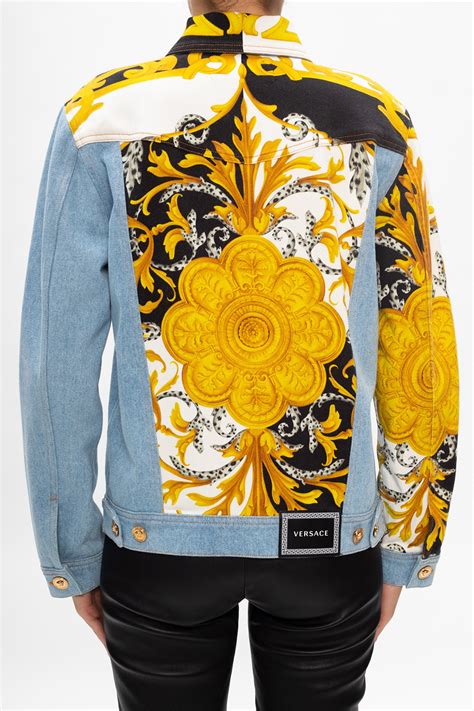 versace evening jacket|versace denim jacket women's.